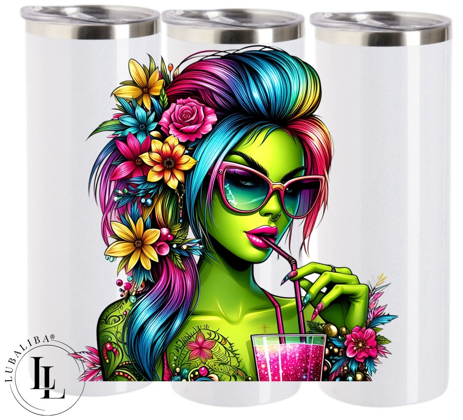 TUMBLER " Green Flower " ArtNr.: DAT